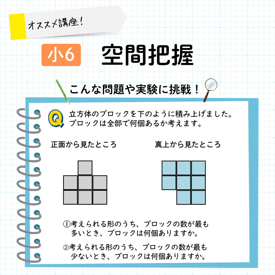 中学受験の空間把握の問題